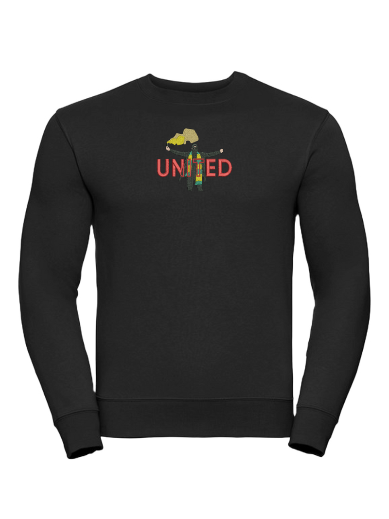 Green & Gold - United sweatshirt - Black