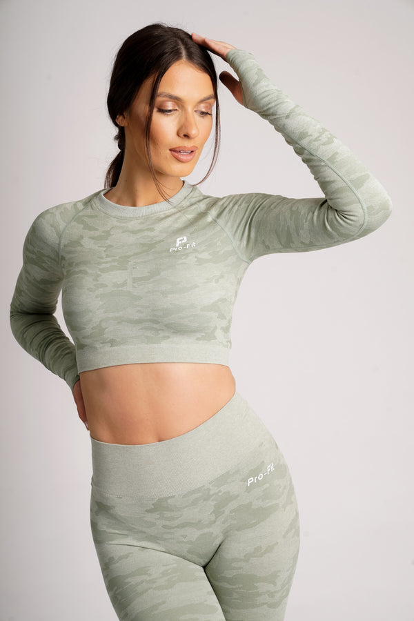 Pro-Fit Seamless High Fashion Sports Top - Profit Outfits