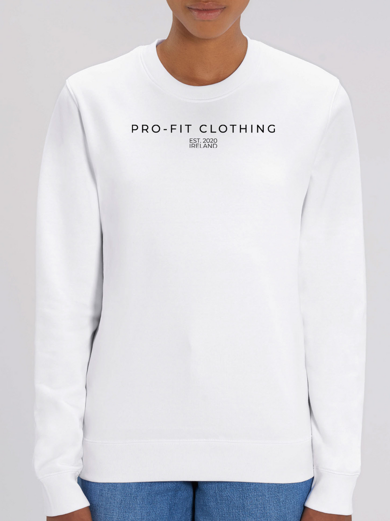 Organic Unisex Sweatshirt - White