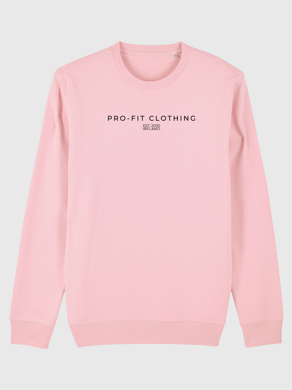 Organic Unisex Sweatshirt - Cotton Pink
