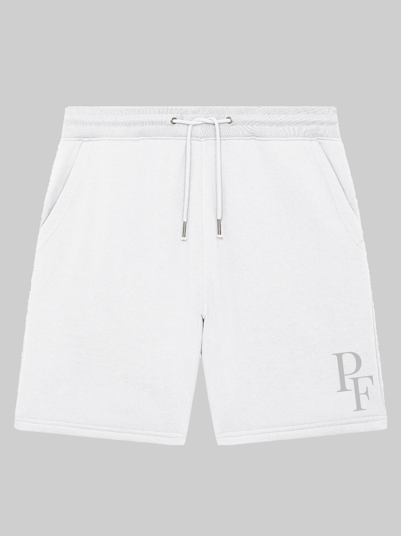 Unisex Organic Jogger Shorts - White